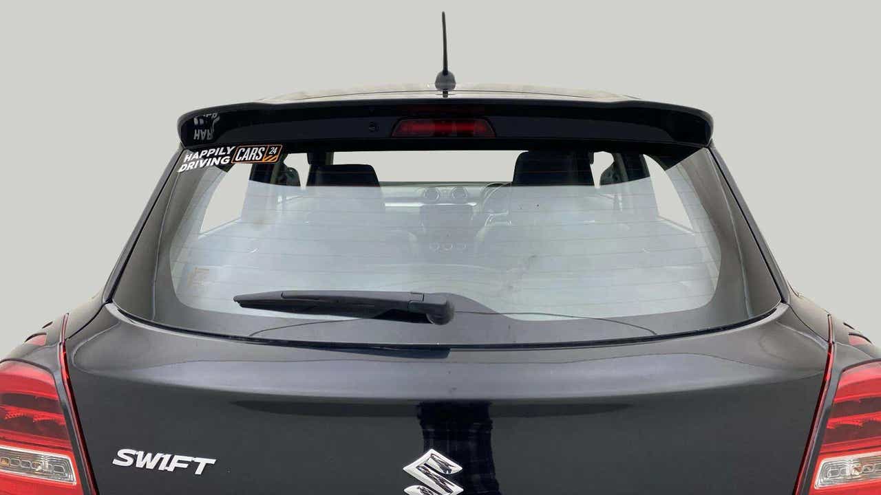 Rear view of a Maruti Suzuki Swift