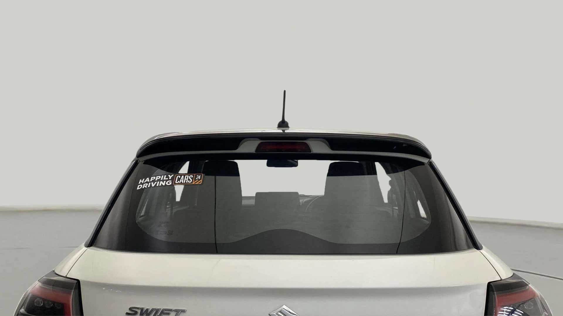 Rear view of a Maruti Suzuki Swift