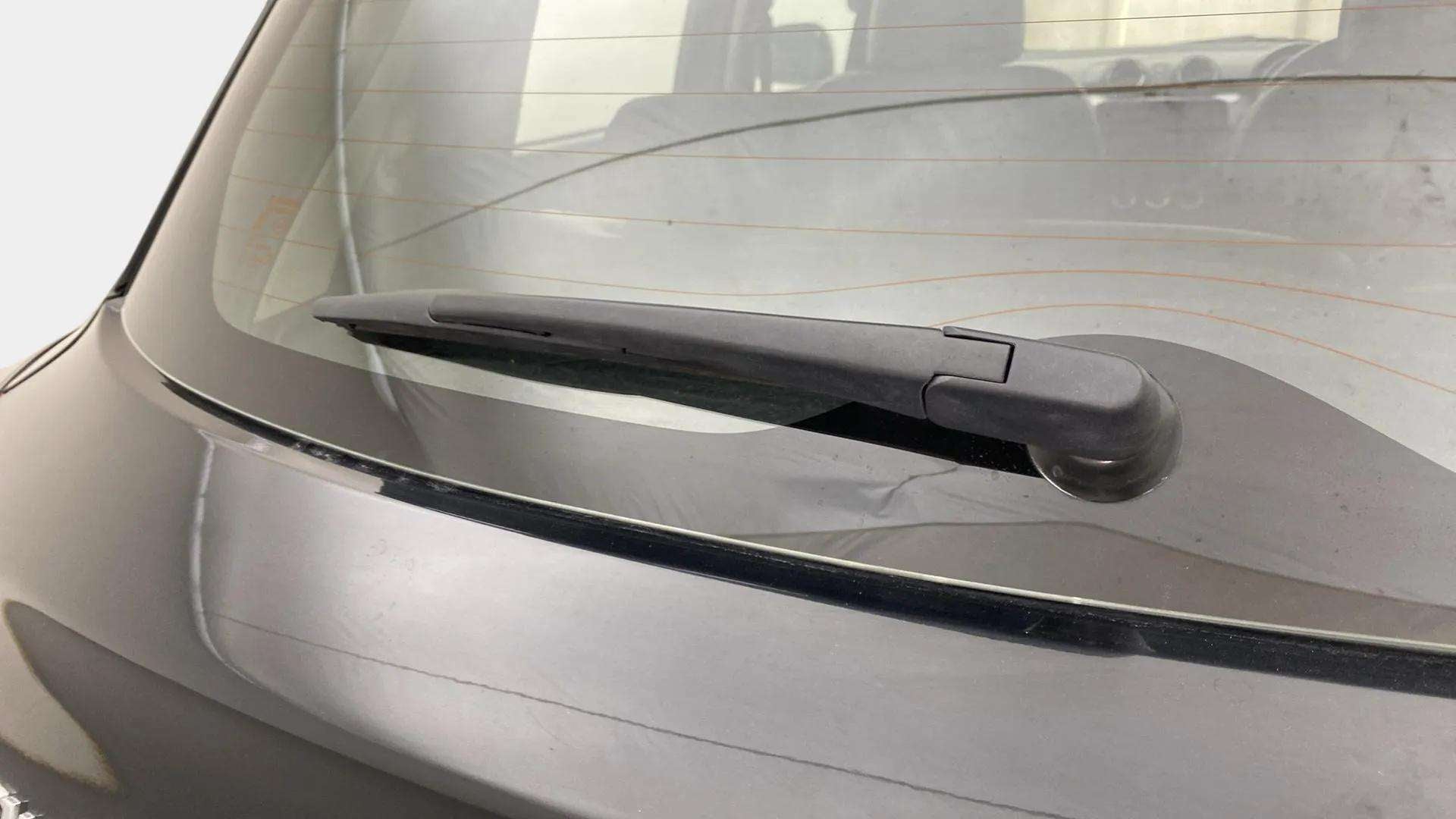Rear windshield wiper of a Maruti Suzuki Swift