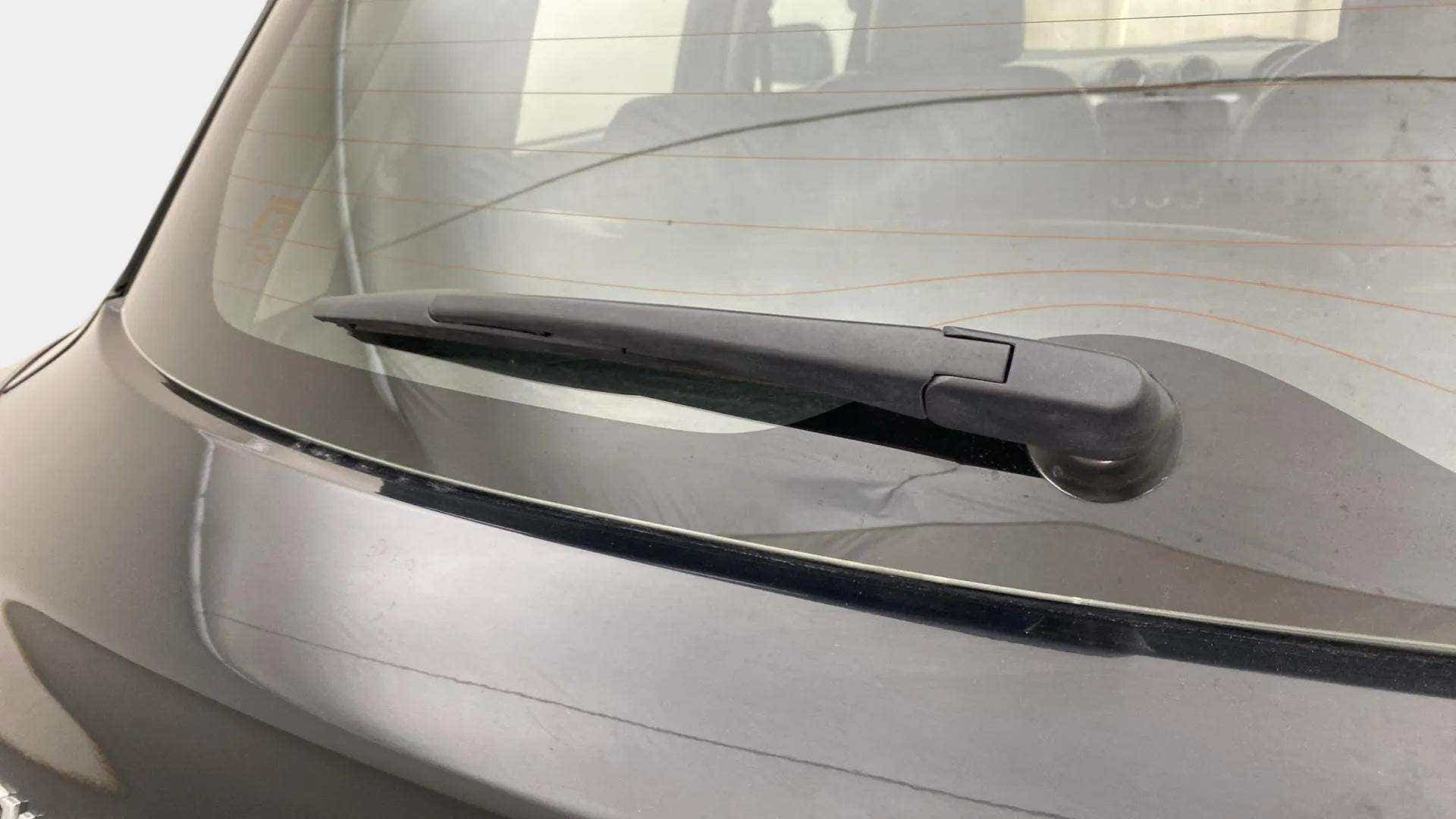 Rear windshield wiper of a Maruti Suzuki Swift
