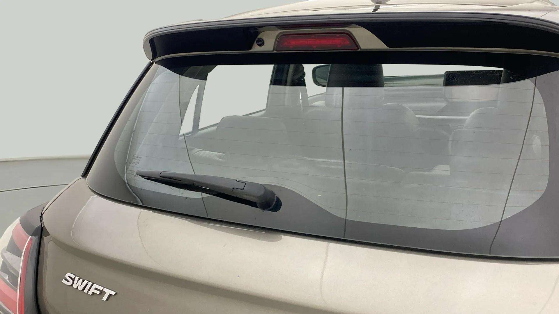 Rear view of a Maruti Suzuki Swift