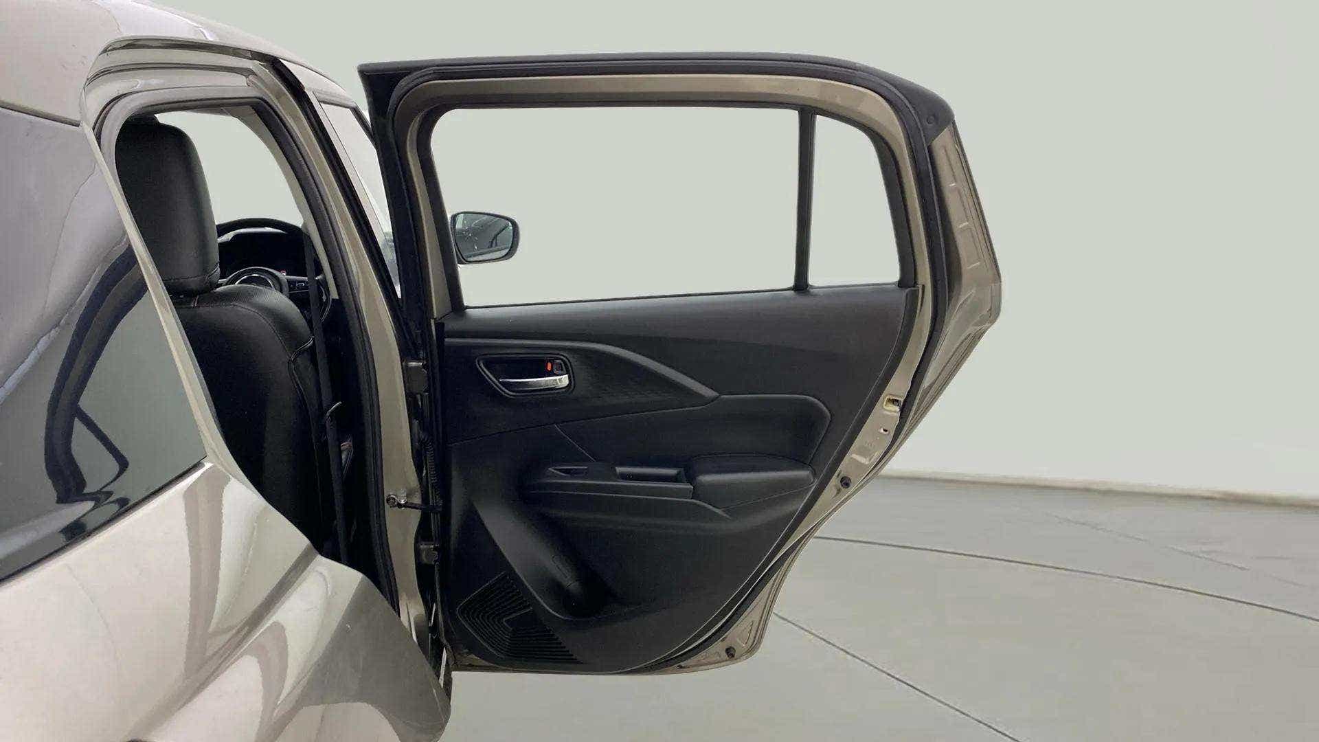 Rear door and interior view of a Maruti Suzuki Swift