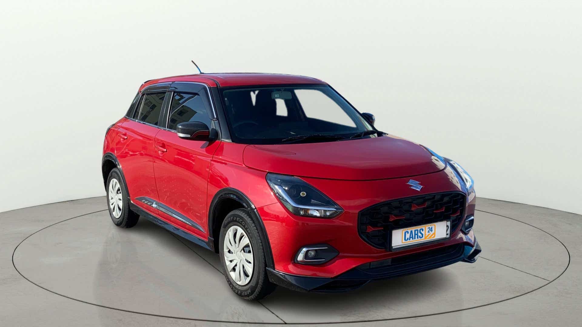 Front three-quarter view of a Maruti Suzuki Swift