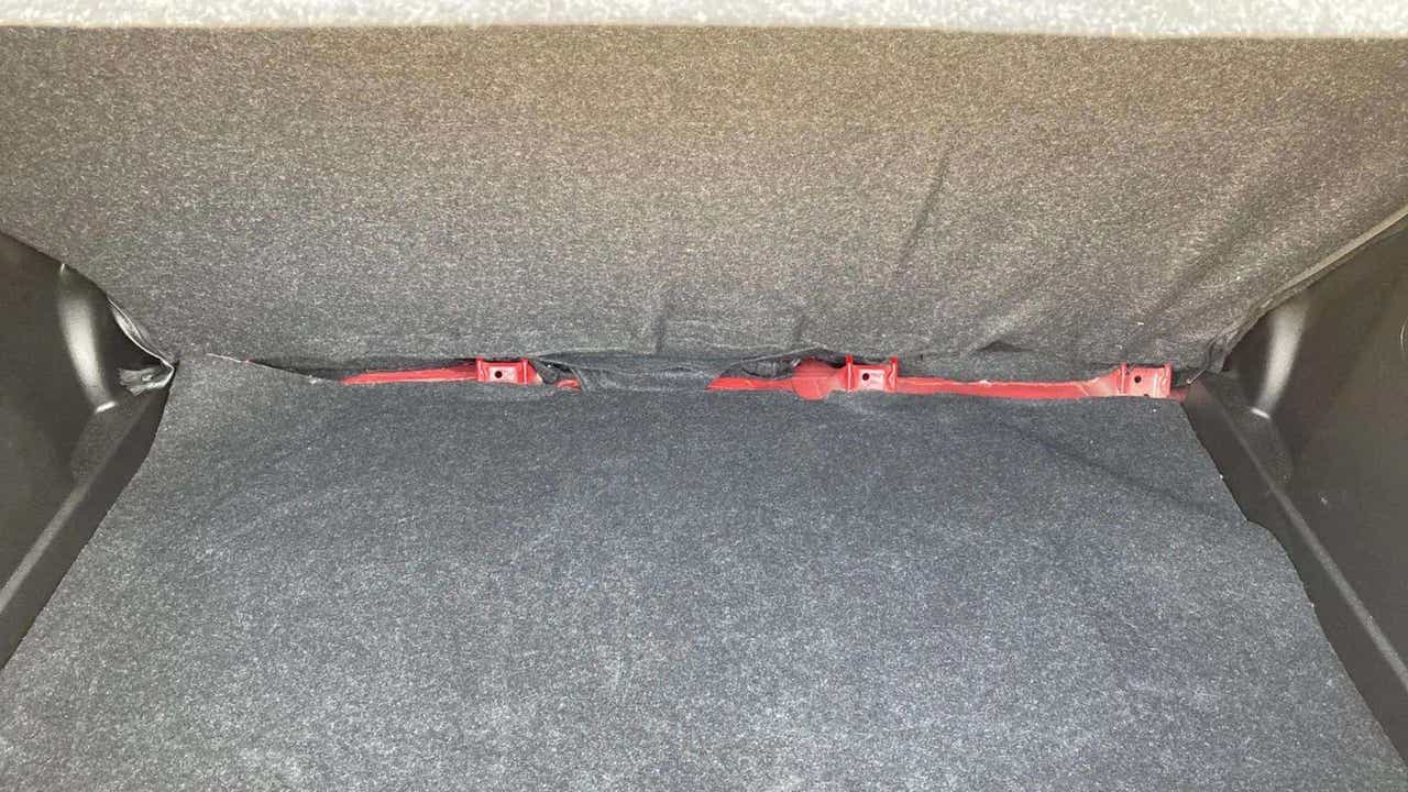 Boot space view of a Maruti Suzuki Swift