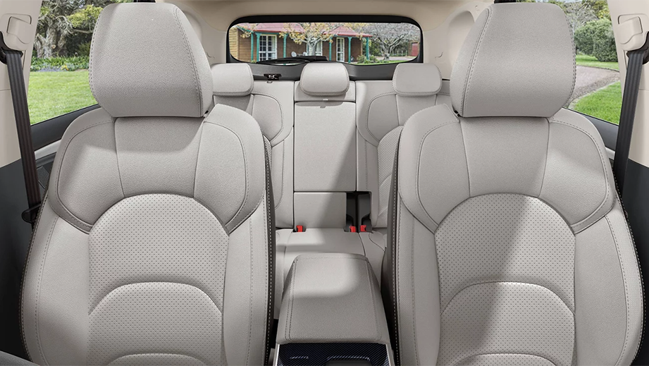 Interior seats of a MG Hector Facelift