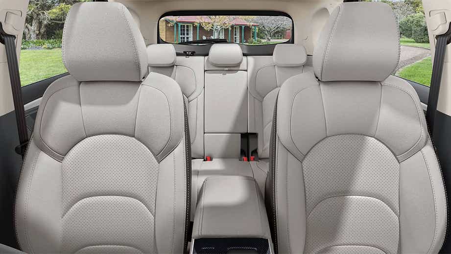 Interior seats of a MG Hector Facelift
