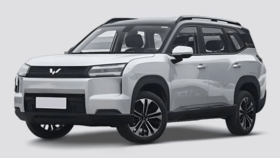Front three-quarter of MG Hector Hawk EV
