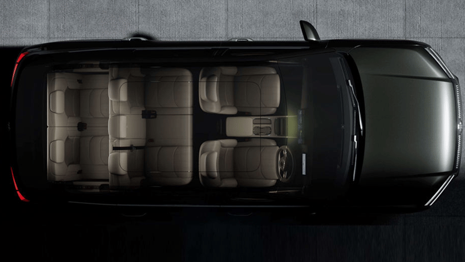 MG Hector Hawk EV Top View without Roof