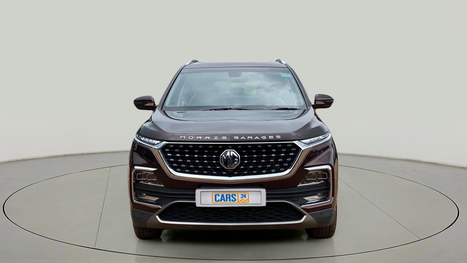 Front view of a MG Hector