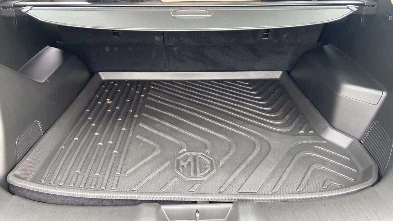 Boot space view of a MG Hector