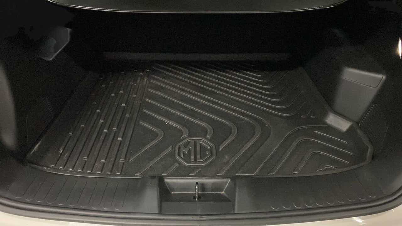 Boot space view of a MG Hector