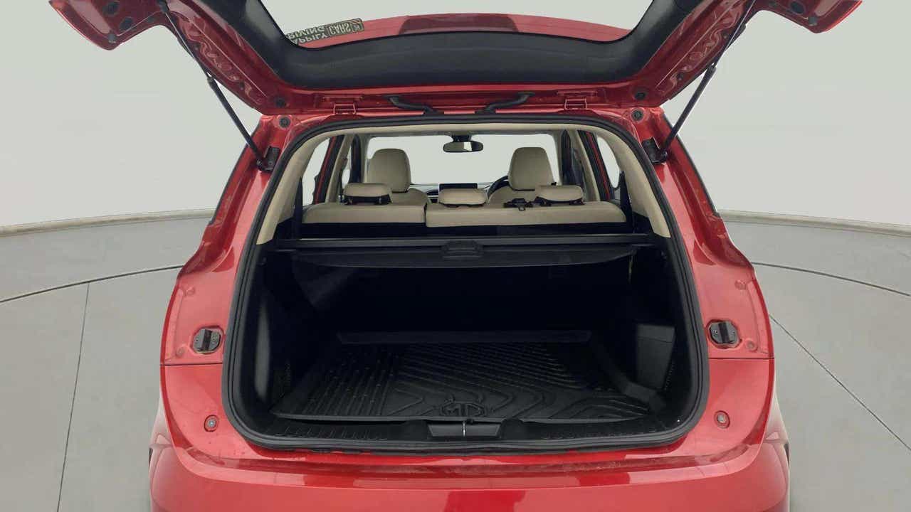 Boot space view of a MG Hector