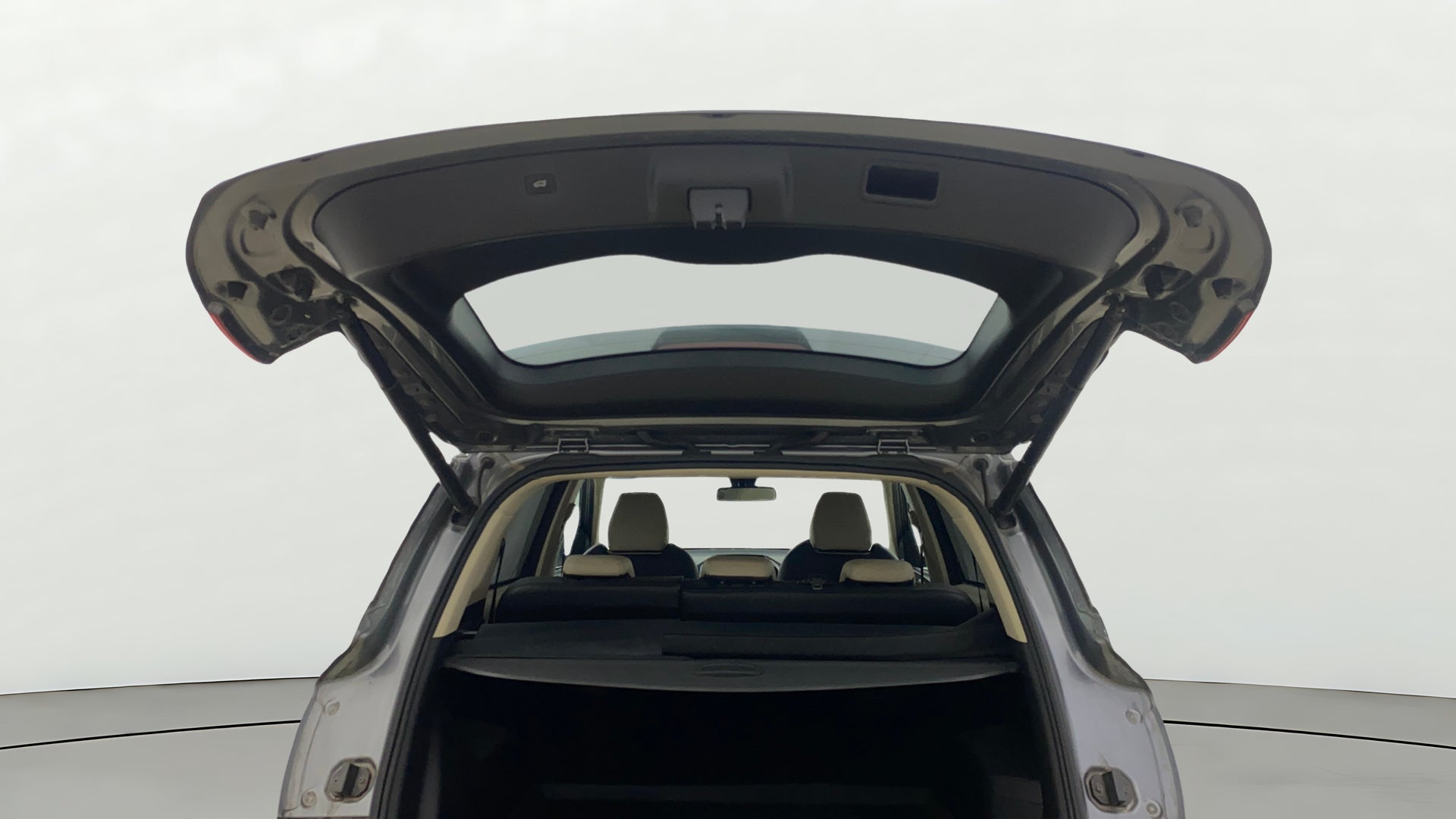 Boot space view of a MG Hector