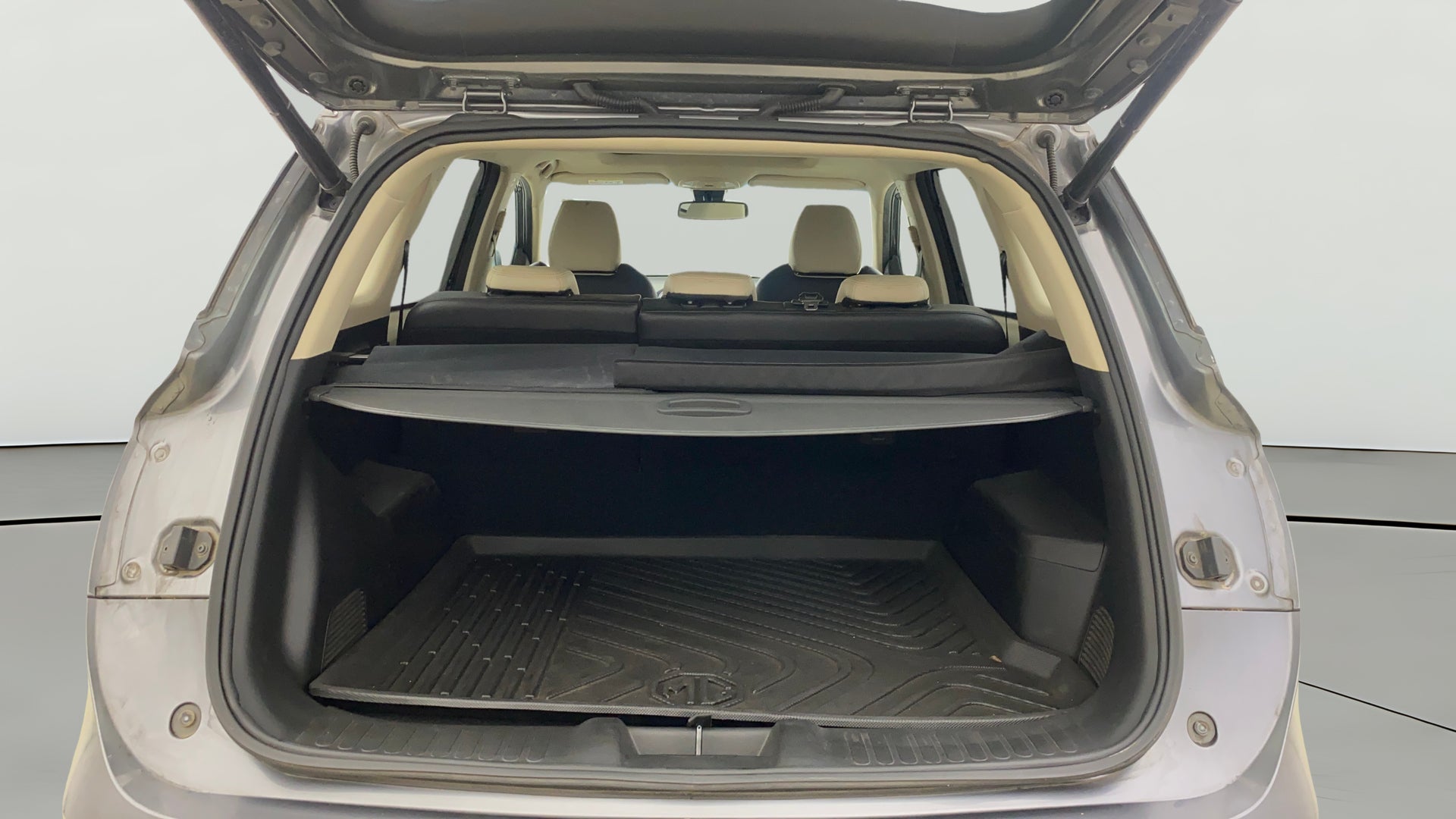 Boot space view of a MG Hector