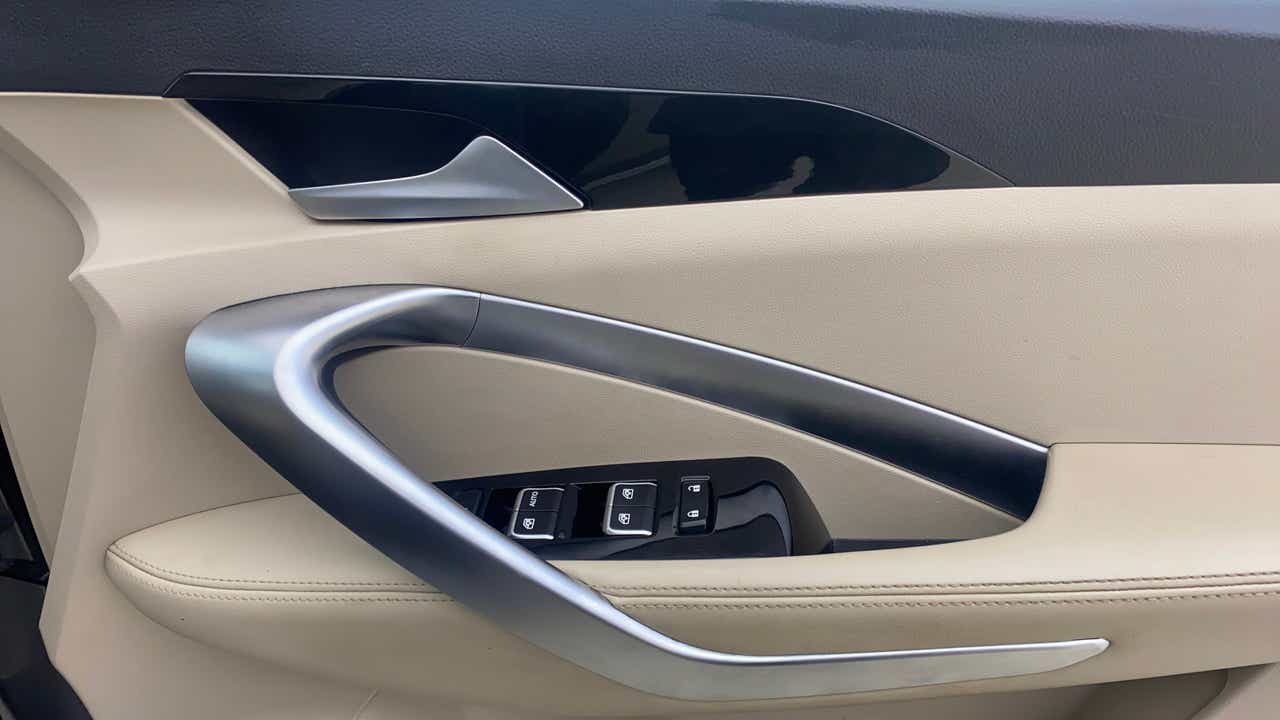 Interior door panel of a MG Hector