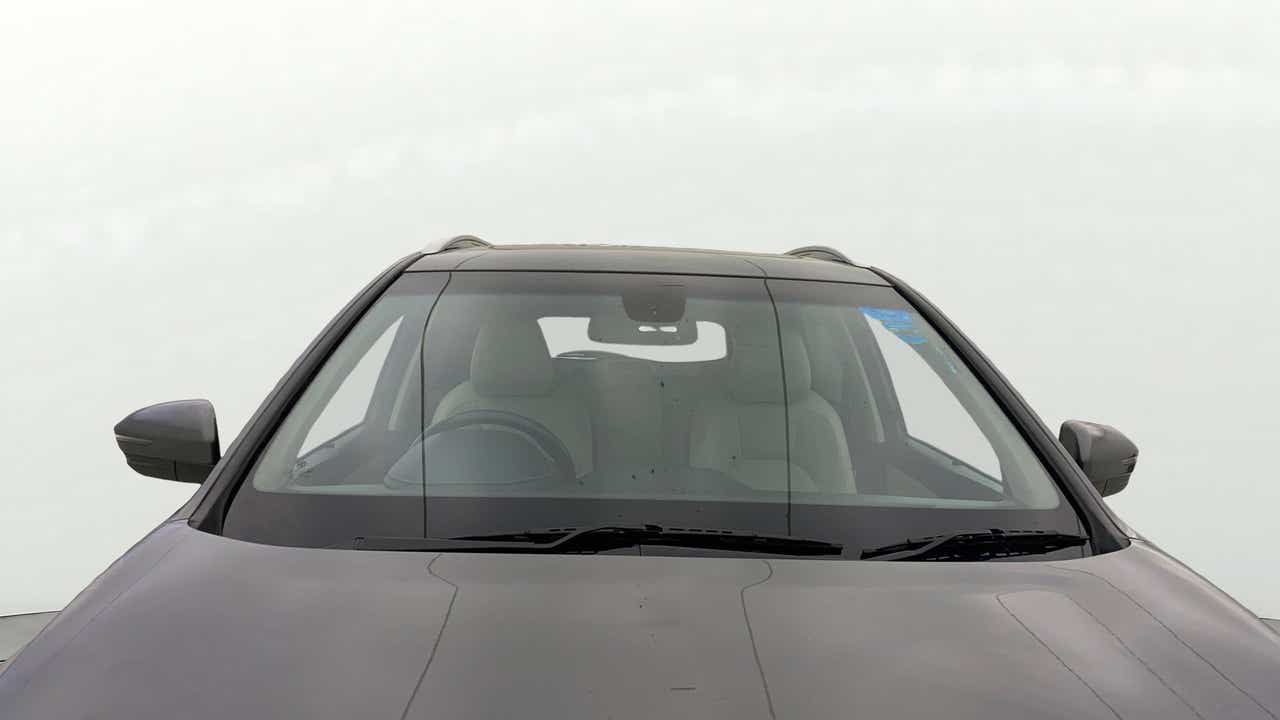 Front windshield view of a MG Hector