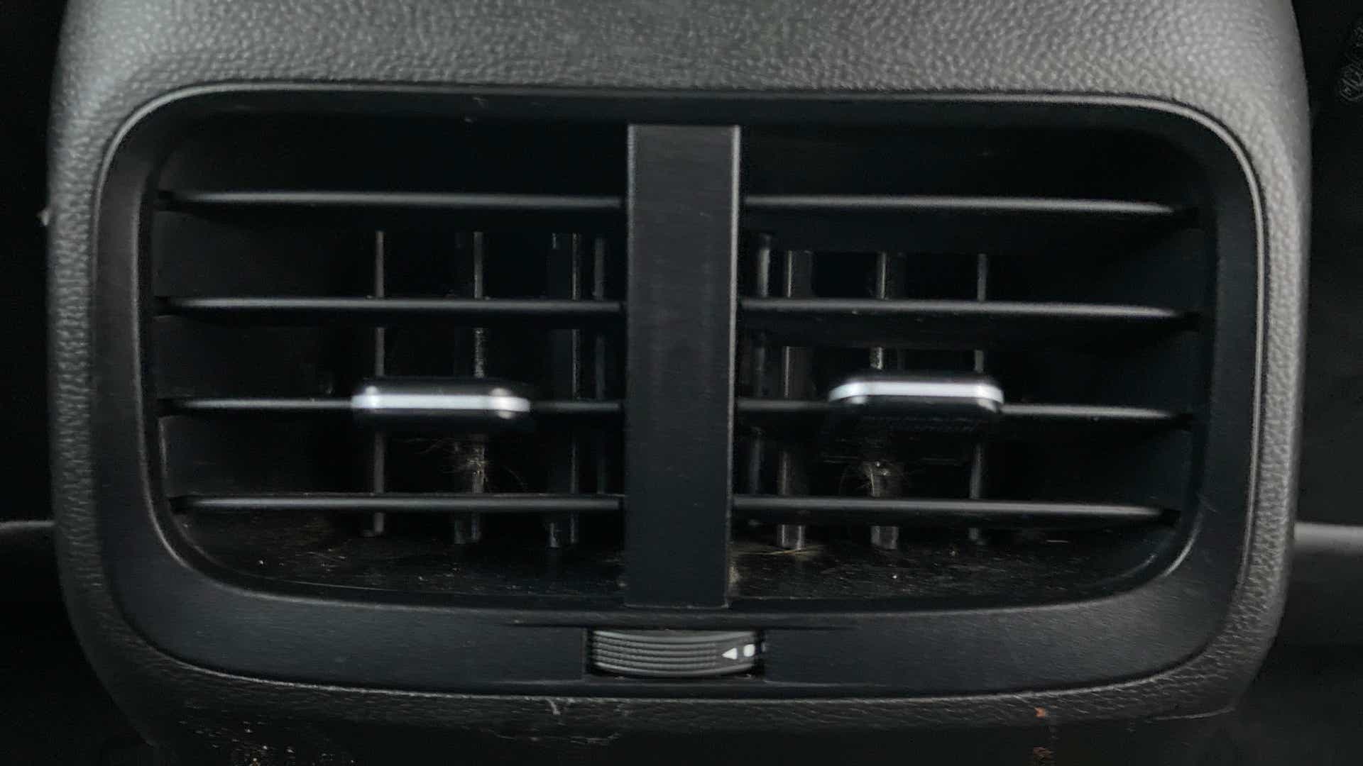 Close-up of an air conditioning vent of a MG Hector