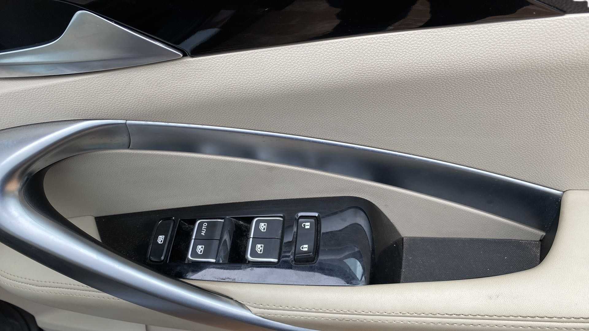 Driver side door controls of a MG Hector