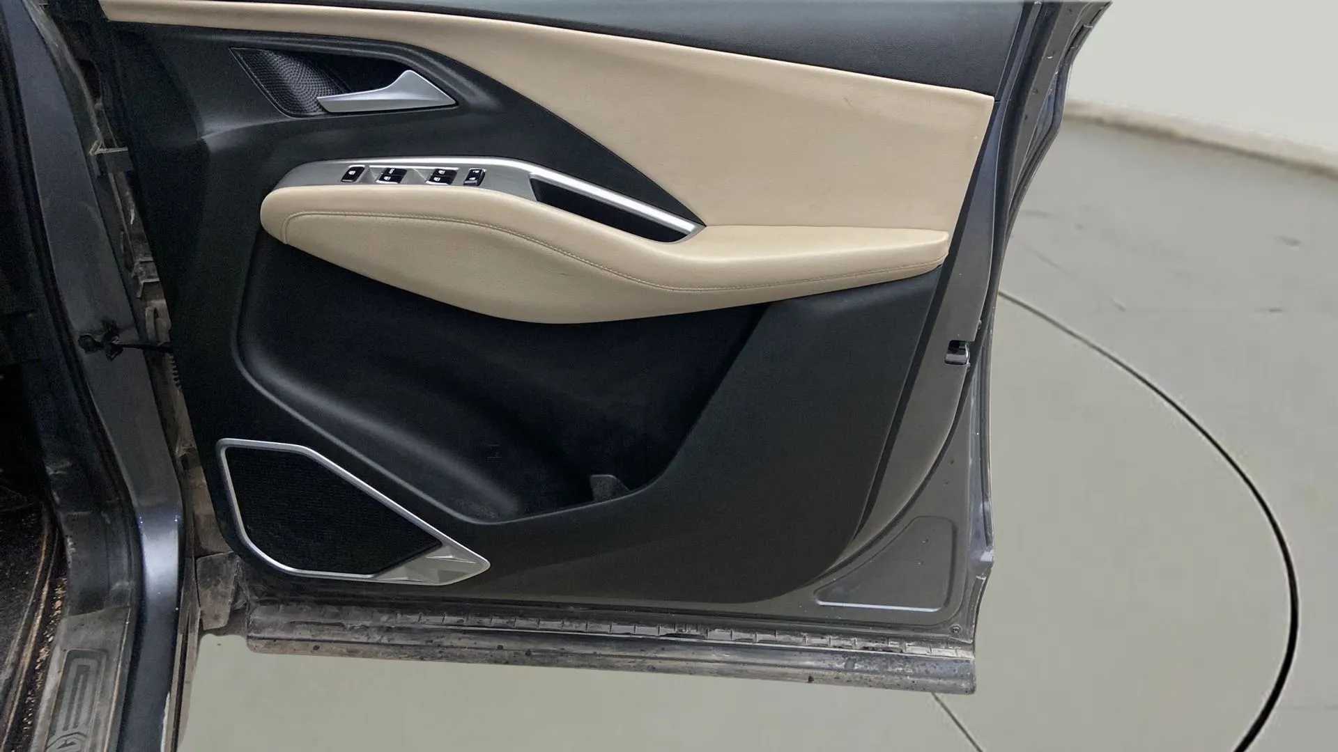 Interior door panel of a MG Hector