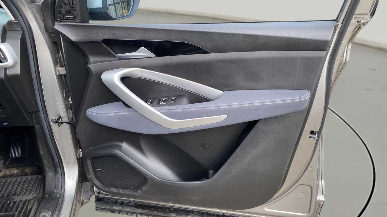 Interior door panel of a MG Hector