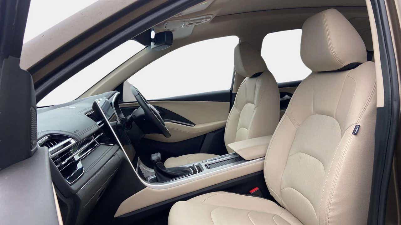 Interior view of a MG Hector