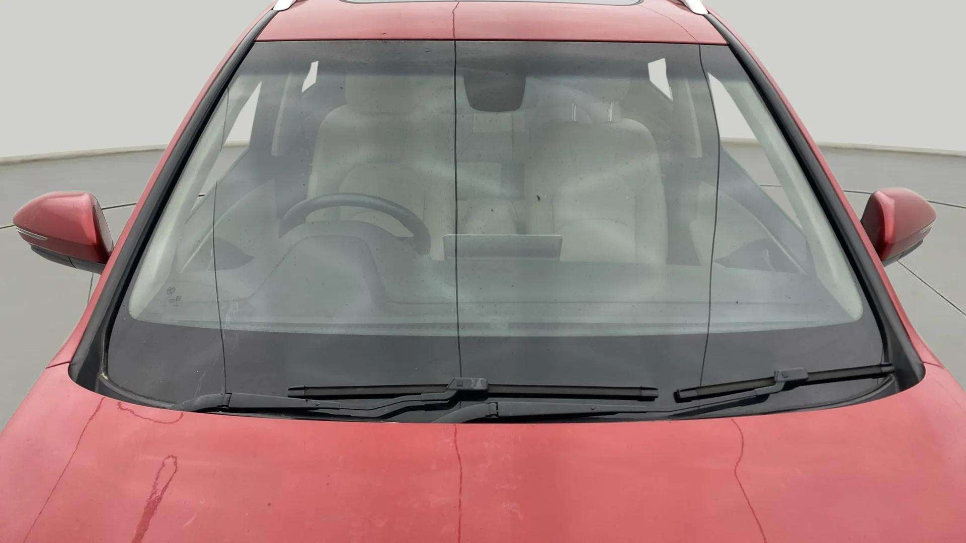 Front windshield view of a MG Hector