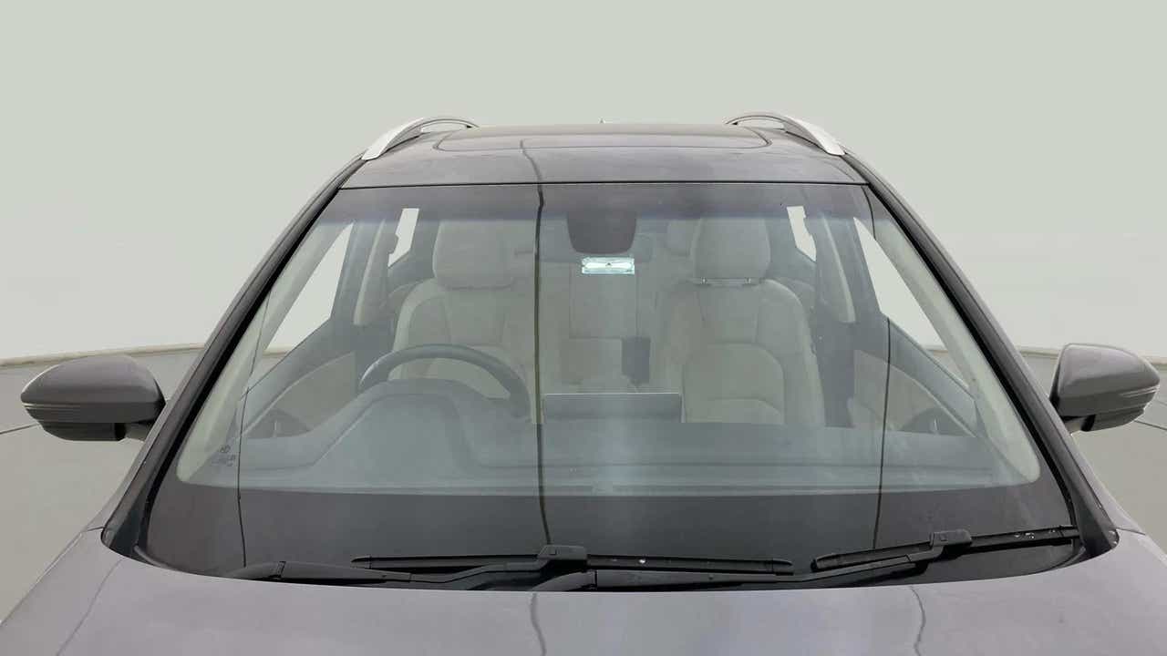 Front windshield view of a MG Hector