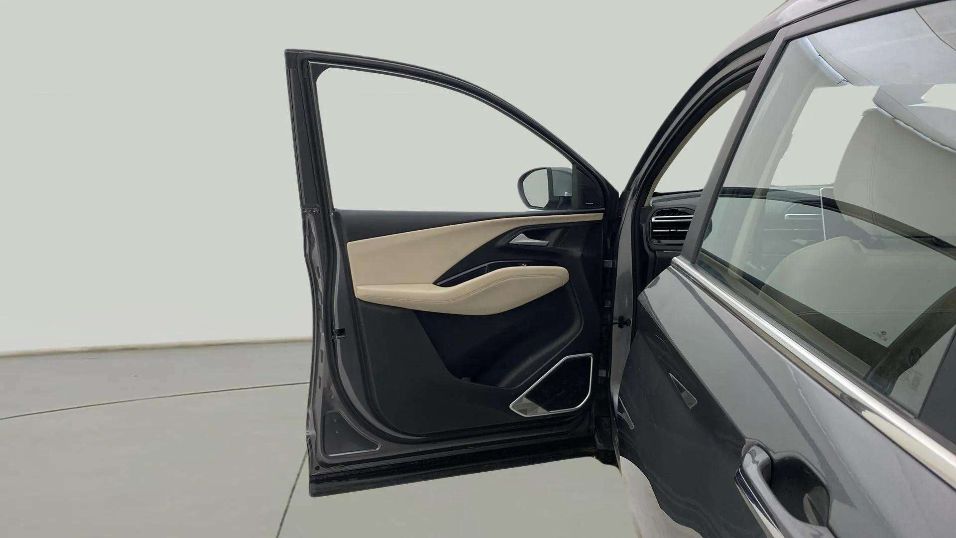 Front door open view of a MG Hector