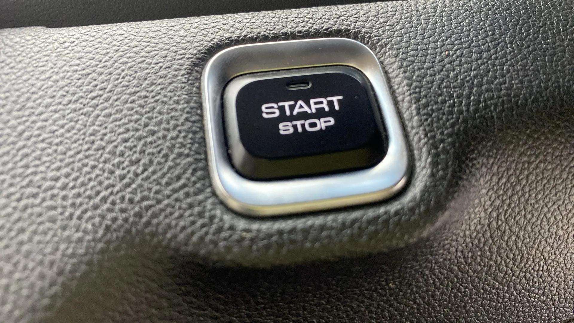 Start stop button of a MG Hector