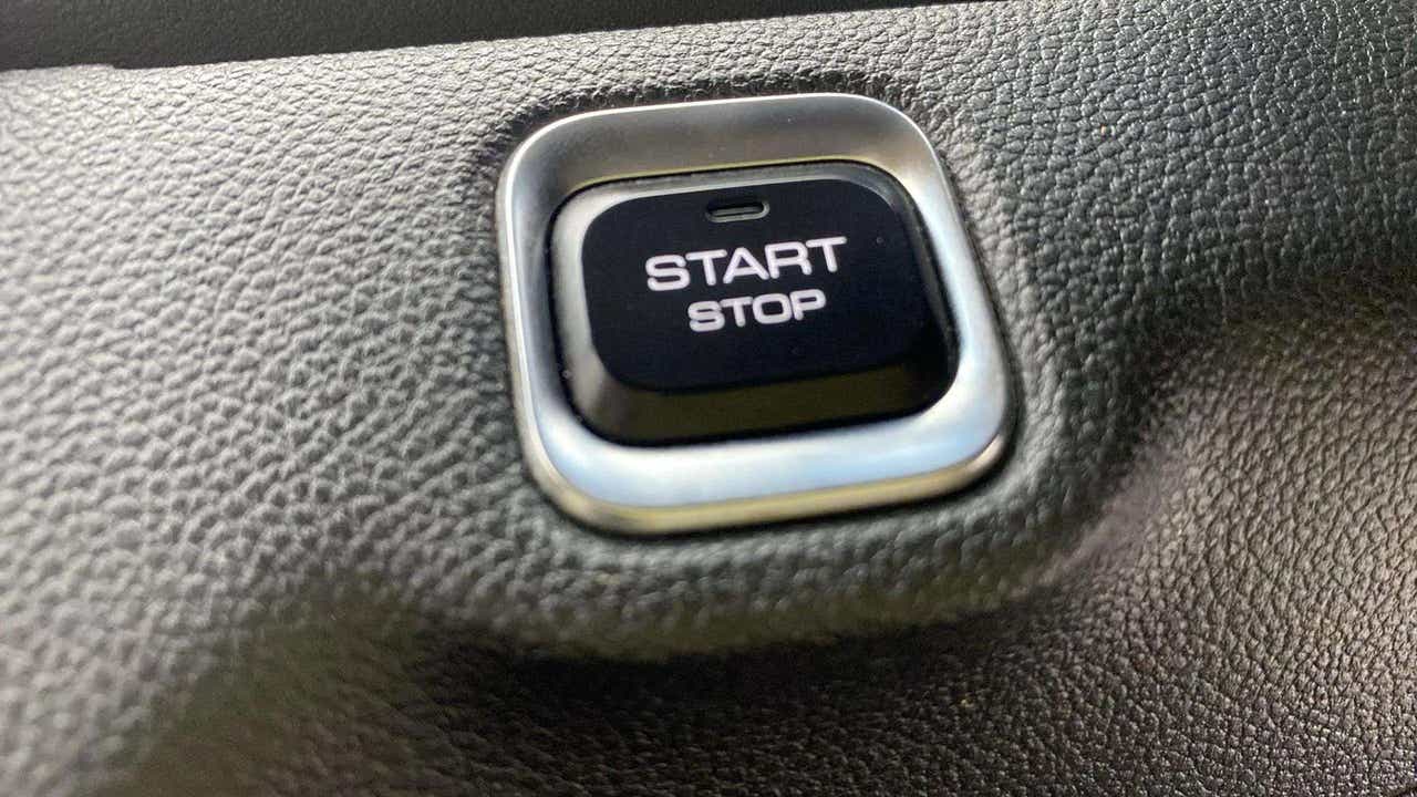 Start stop button of a MG Hector