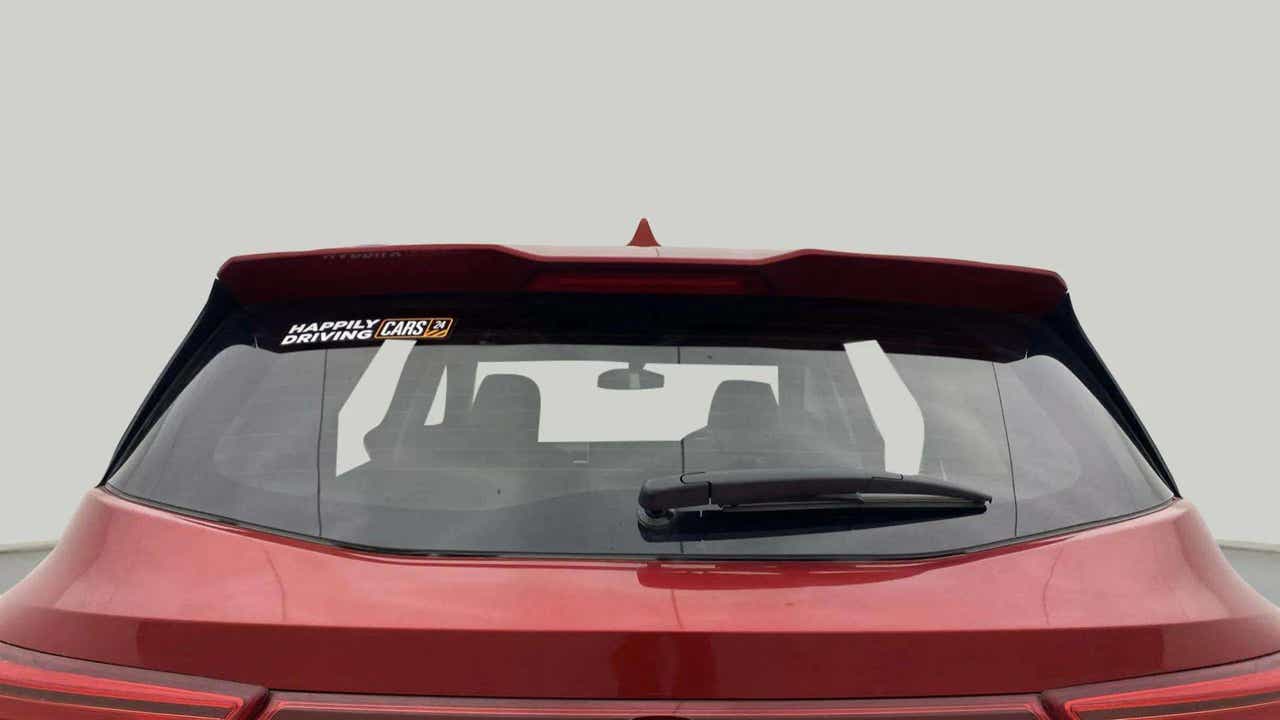 Rear view of a MG Hector