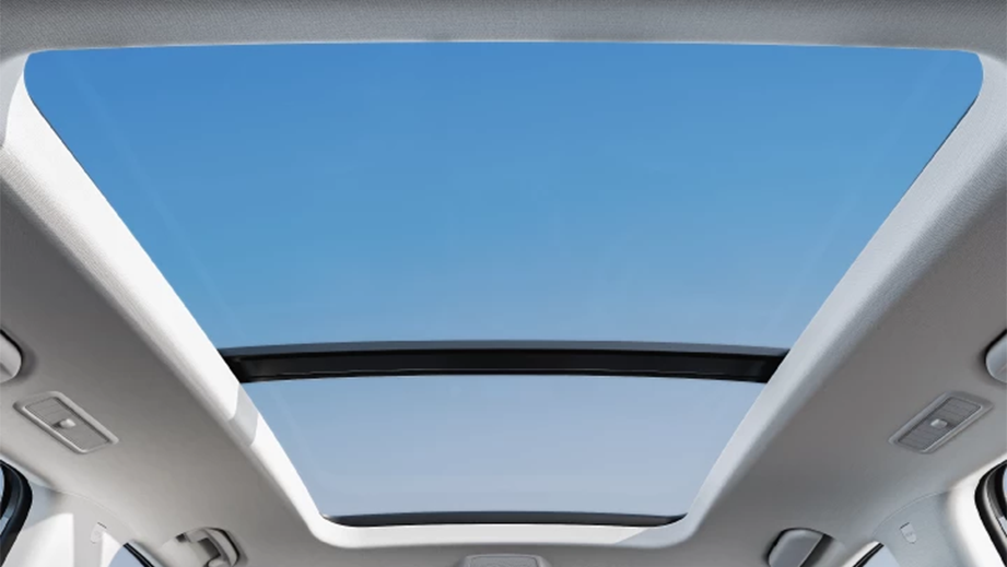 Sunroof interior view of MG Majestor