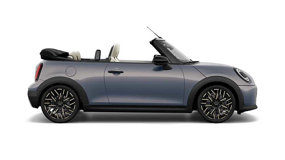 Side view of a Mini Cooper S Convertible