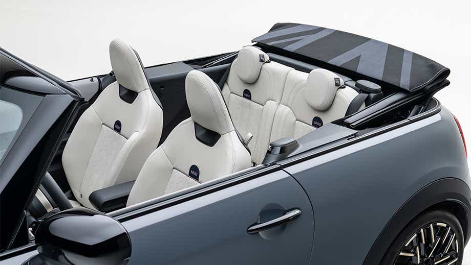 Interior view of a Mini Mini Cooper S Convertible