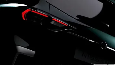 Rear three-quarter of Nissan Gravite