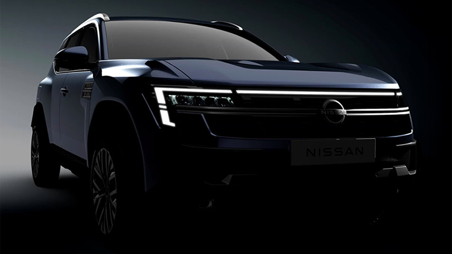 Front three-quarter view of Nissan Tekton