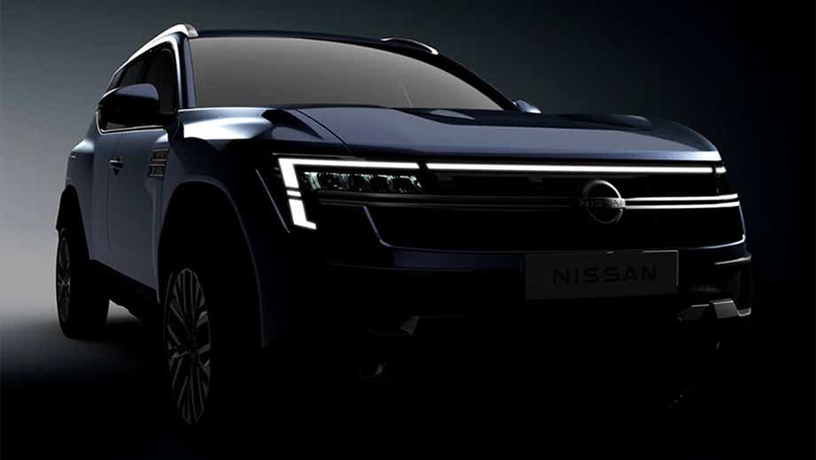 Front three-quarter view of Nissan Tekton