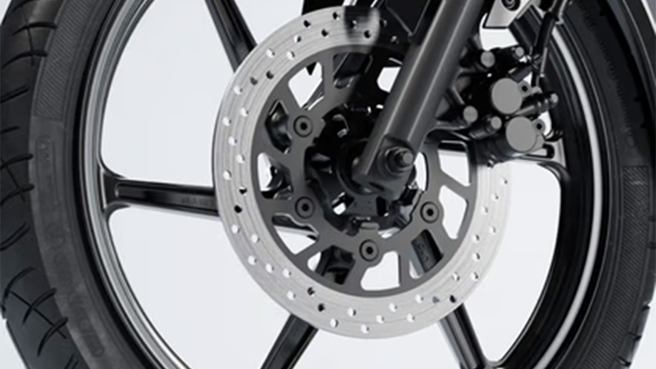 Front wheel and disc brake of OLA Roadster X