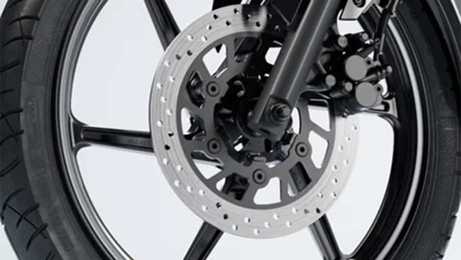 Front wheel and disc brake of OLA Roadster X