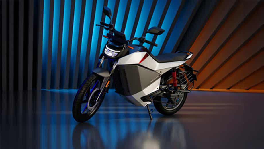 Front three-quarter view of OLA Roadster X