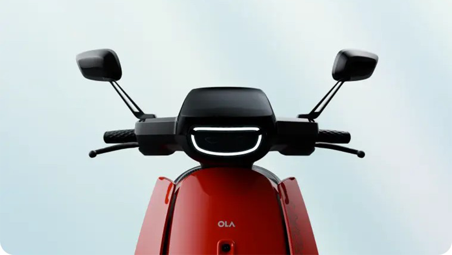 Front view of OLA S1 Pro Sport