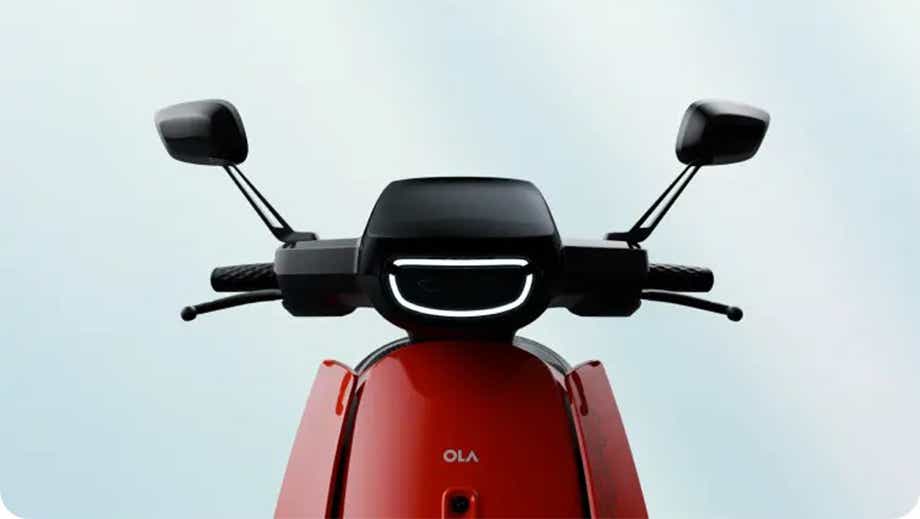 Front view of OLA S1 Pro Sport