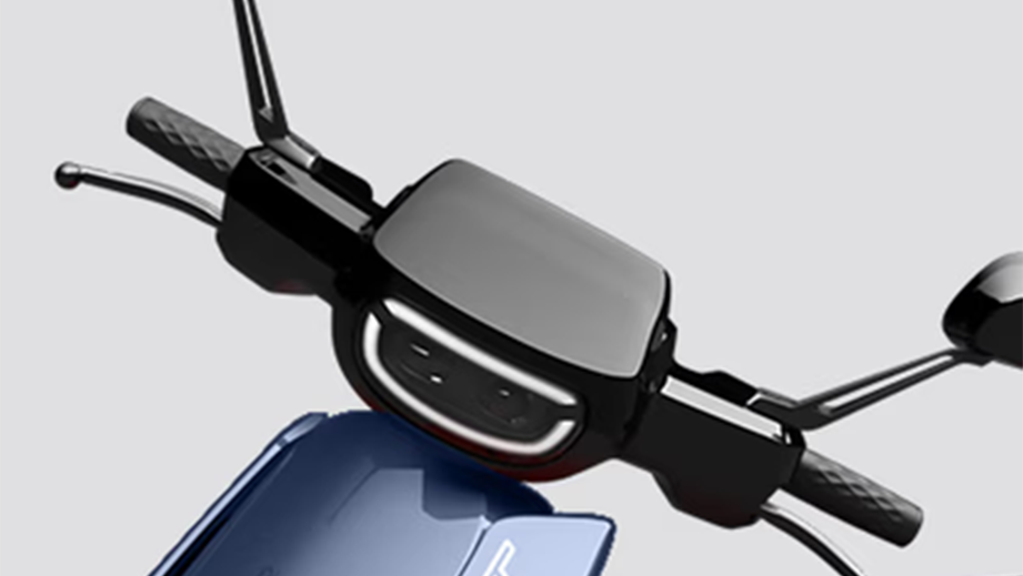 Handlebar and headlight section of OLA S1 Pro Sport