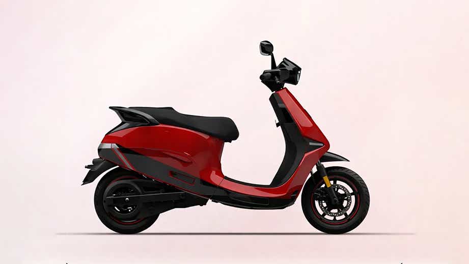 Right side view of OLA S1 Pro Sport