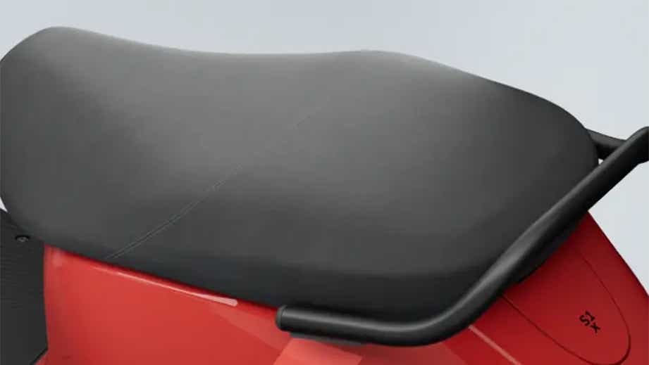 Seat close-up of OLA S1X Plus