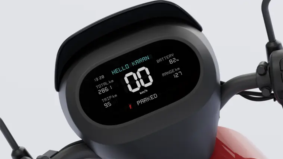 Instrument cluster of OLA S1X Plus