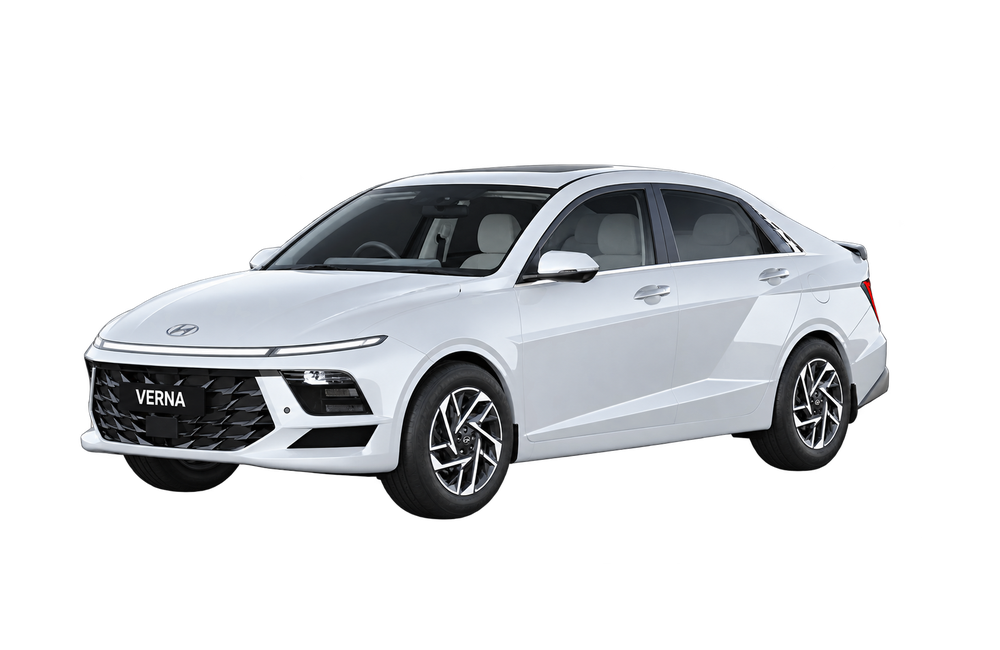 Hyundai Verna front three-quarter car image