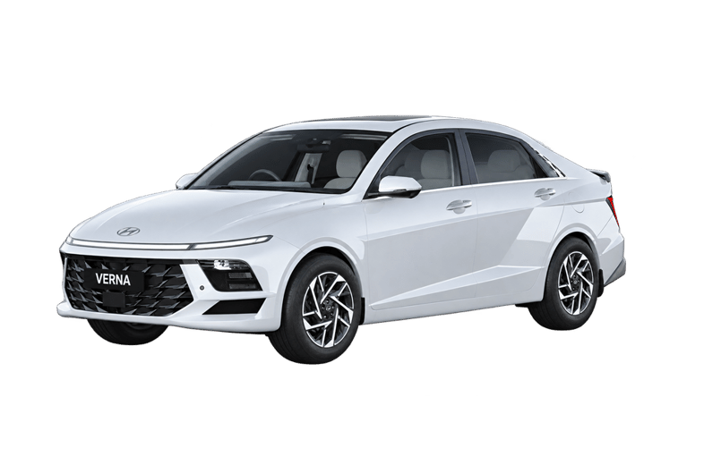 Hyundai Verna front three-quarter car image