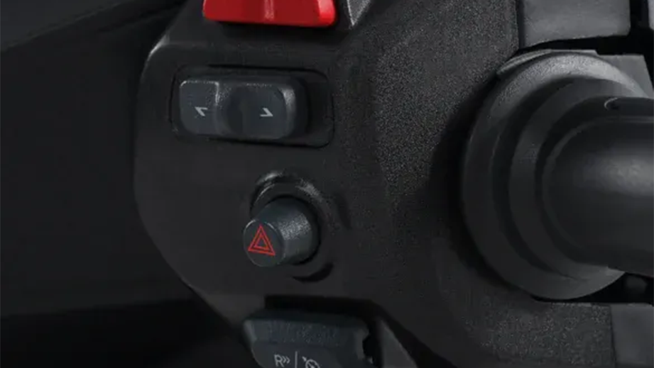 Handlebar controls close-up of Simple Energy One Gen 2