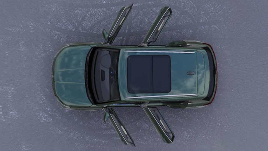 Top view of Skoda Kushaq